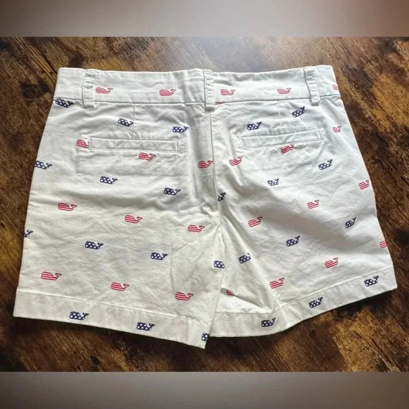 Vineyard Vines | girls Stars and Stripes patriotic shorts. Size: 14 - Picture 6 of 10